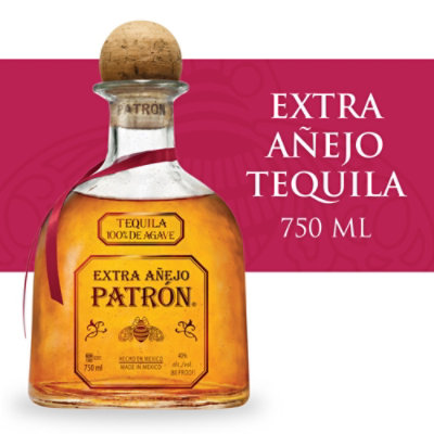 Patron Tequila Extra Anejo 80 Proof - 750 Ml (limited quantities may be available in store) - Image 1