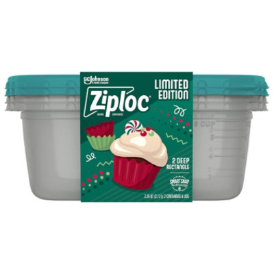 Ziploc Variety Pack Containers with Lids, Assorted Sizes, 24 Pieces/Pack  (308674)