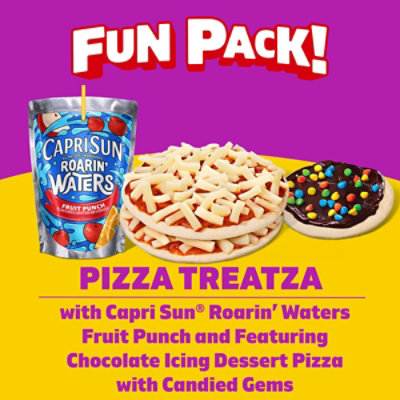 Lunchables Pizza Treatza with Capri Sun Roaring' Waters Fruit Punch - 10.5 Oz - Image 2