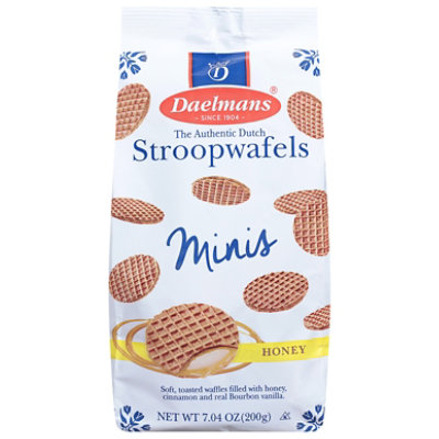 Daelmans Wafer Hny Mini Stroopwafe - 7.04 Oz