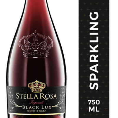 Stella Rosa Imperiale Black Lux Sparkling Red Wine - 750 Ml - Image 1