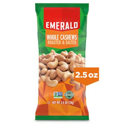 Emerald Whole Cashew Tube Nuts - 2.5 Oz - safeway