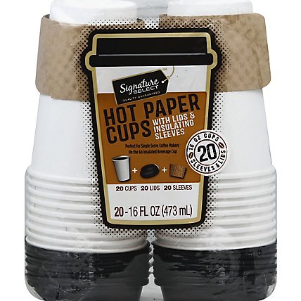 Signature SELECT Cups Paper Hot - 20 Count - Image 2