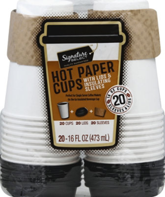 Signature SELECT Cups Paper Hot - 20 Count - Image 2