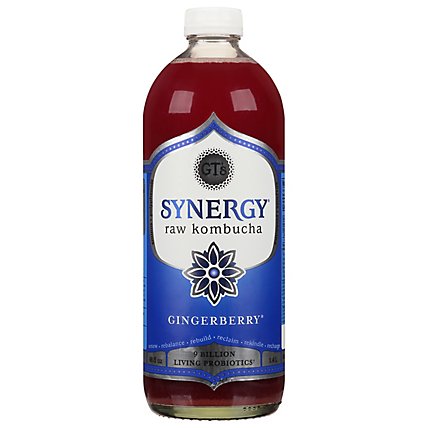 GT's Synergy Gingerberry Kombucha - 48 Fl. Oz. - Image 2