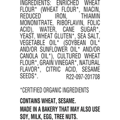 Oroweat Organic Rustic White Bread - 27 Oz - Image 2