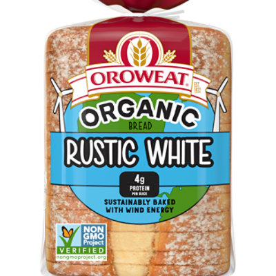 Oroweat Organic Bread Rustic White 27 Oz Carrs