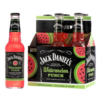 Jack Daniel's Country Cocktails Watermelon Punch In Bottles -  6-10 Oz - Image 1