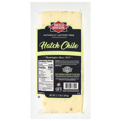 Dietz & Watson Cheddar Hatch Chile Cheese - Image 2