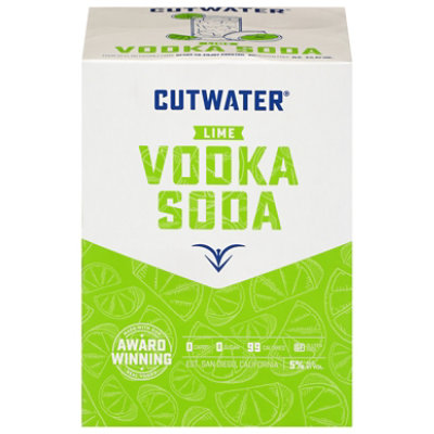 Cutwater Spirits Cucumber Vodka Soda In Cans - 4-12 Fl. Oz. - Image 3