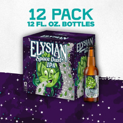 Elysian Space Dust IPA Craft Beer India Pale Ale Bottles - 12-12 Fl. Oz.