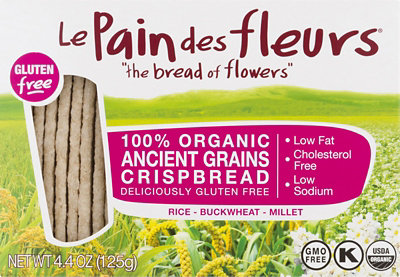 Le Pain Des Fleurs The Bread Of Flowers Ancient Grains Crispbread - 4.4 Oz - Image 1