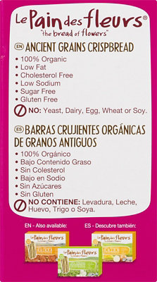 Le Pain Des Fleurs The Bread Of Flowers Ancient Grains Crispbread - 4.4 Oz - Image 3