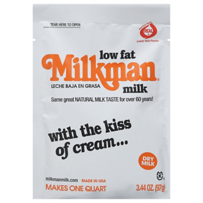 Milkman Milk Dry Instant Lowfat - 3.44 Oz - Image 2