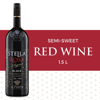 Stella Rosa Black Semi Sweet Red Wine - 1.5 Liter