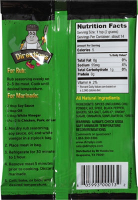 Dimplys Dry Rub Jerk Chicken - 10 Oz - Image 5