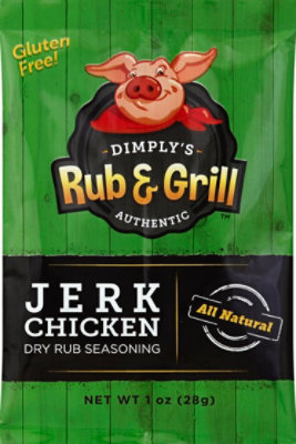 Dimplys Dry Rub Jerk Chicken - 10 Oz - Image 1