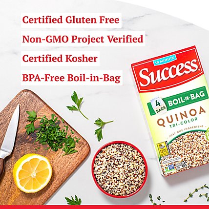 Success Quinoa Tri Color Boil In Bag - 12 Oz - Image 4