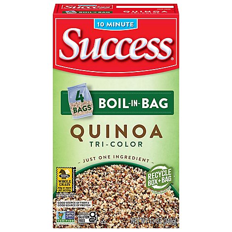 Success Quinoa Tri Color Boil In Bag - 12 Oz