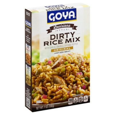 Goya Mix Rice Dirty Louisiana Style Original Box - 7 Oz - jewelosco