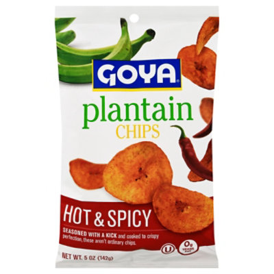 Goya Plantain Chips Hot & Spicy Bag - 5 Oz - Image 3