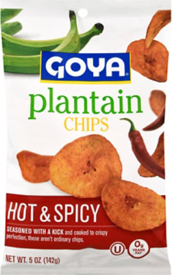 Goya Plantain Chips Hot & Spicy Bag - 5 Oz - Image 2