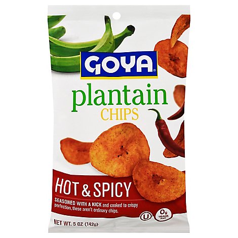 Goya Plantain Chips Hot & Spicy Bag - 5 Oz