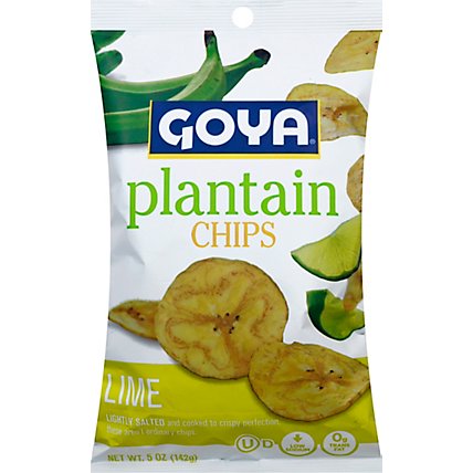 Goya Plantain Chips Lime Bag - 5 Oz - Image 2