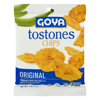 Goya Tostones Chips Original Bag - 2 Oz - Image 3