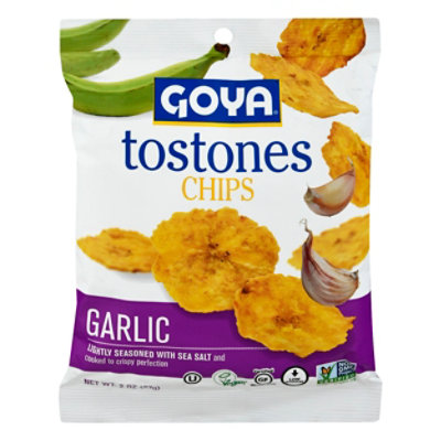 Goya Tostones Chips Garlic Bag - 2 Oz - Image 3