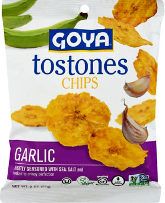 Goya Tostones Chips Garlic Bag - 2 Oz - Image 2