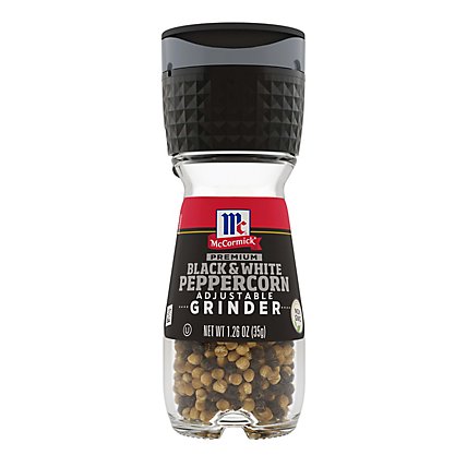 McCormick Premium Black & White Peppercorn Grinder - 1.26 Oz - Image 1