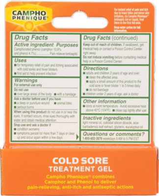 Campho-Phenique Cold Sore Treatmnt - 0.23 Oz - Image 6