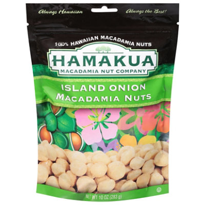 Hamakua Island Onion Macadamia Nuts Pouch 10 Oz Vons