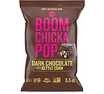 Angie's BOOMCHICKAPOP Dark Chocolaty Drizzled Sea Salt Kettle Corn Popcorn - 5.5 Oz