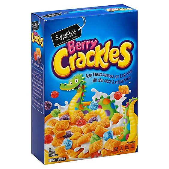 Signature Select Cereal Berry Crackles - 13 Oz