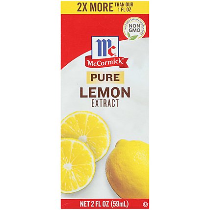 McCormick Pure Lemon Extract - 2 Fl. Oz. - Image 1