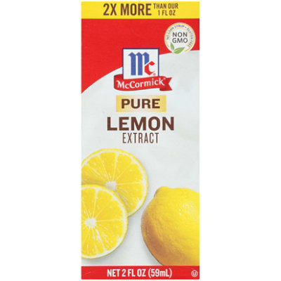 McCormick Extract Pure Lemon - 2 Fl. Oz.
