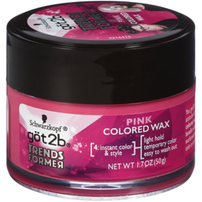 Got2b Trendsformer Pink Colored Wax - Each