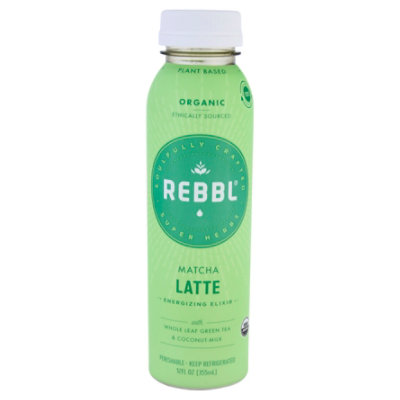 Rebbl Match Latte Super Herb Elixir - 12 Fl. Oz. - Image 3