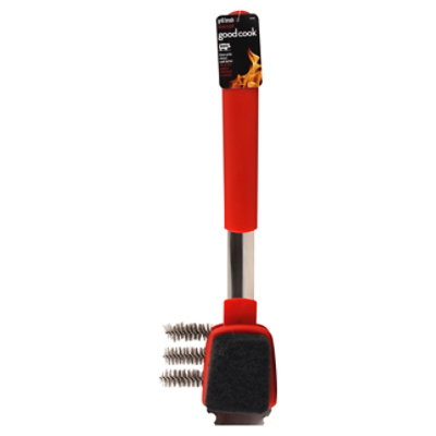 GoodCook Grill Brush Lg Handle Dlx - Each