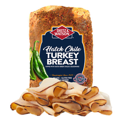Dietz & Watson Hatch Chile Turkey Breast - 0.50 Lb