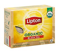 Lipton Black Tea Organic - 72 Count