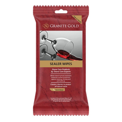Granite Gold Sealer Wipes - 6 Count