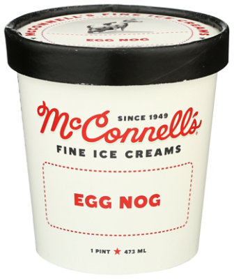 McConnells Ice Cream Egg Nog 1 Pint - 473 Ml