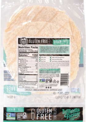 La Tortilla Factory Gluten Free Cassava Flour Tortillas - 6 Ct - Image 6