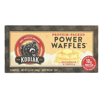 Kodiak Buttermilk & Vanilla Power Waffles Box - 13.4 Oz - Image 2