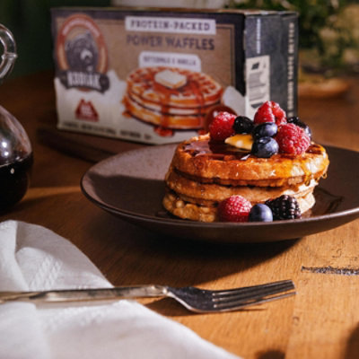 Kodiak Buttermilk & Vanilla Power Waffles Box - 13.4 Oz - Image 2