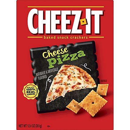 Cheez-It Cheese Crackers Baked Snack Cheese Pizza - 12.4 Oz - Image 2