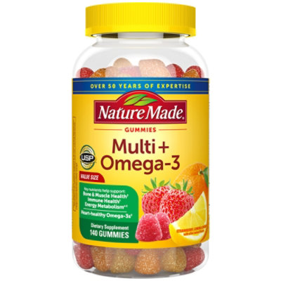 Nature Made Gummies Adult Multi & Omega 3 - 140 Count